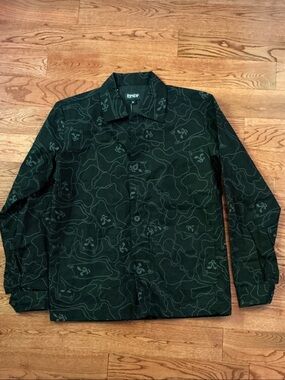 Ripndip Black Button-Up Lord Nermal shirt